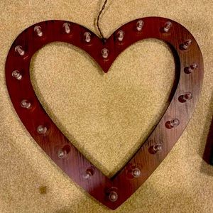 heart light decor/ sign